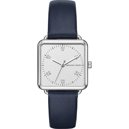 Michael Kors MK2572 Watch Strap Blue Leather