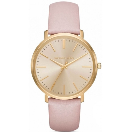 michael kors watch pink leather strap