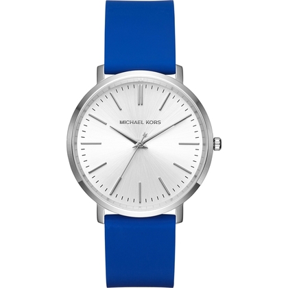 Michael Kors MK2535 Watch Strap Blue Rubber