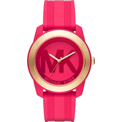 Michael Kors MK2533 Watch Strap Pink Rubber