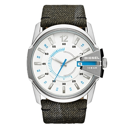 Diesel DZ1725 Watch Strap Grey Denim