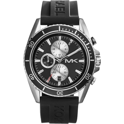 Michael Kors MK8355 Watch Strap Black Rubber