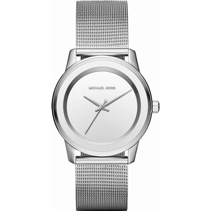 Michael Kors MK6329 Watch Strap Silver Coloured Mesh (Milanese)