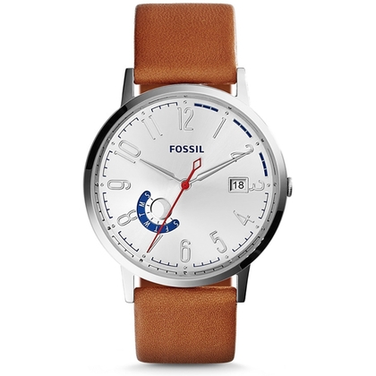 Fossil ES3790 Watch Strap Brown Leather