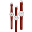 Arne Jacobsen Watch Strap for Bankers, City Hall, Roman & Station Watch - Red