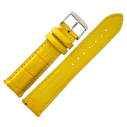 Fromanteel Alligatorgrain Watch Band Yellow