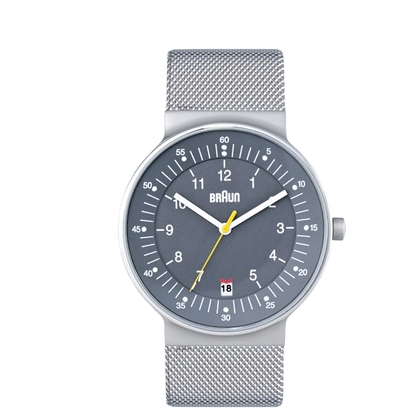 Braun BN0082GYSLMHG Watch Strap Mesh (Milanese)