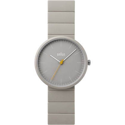 Braun BN0171GYGYG Watch Strap Grey Ceramic