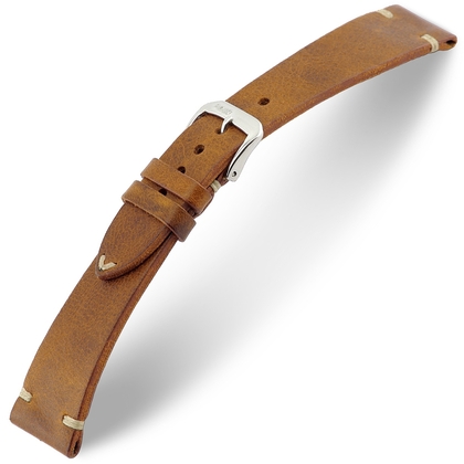 Rios Bedford Watch Strap Vintage Leather Cognac