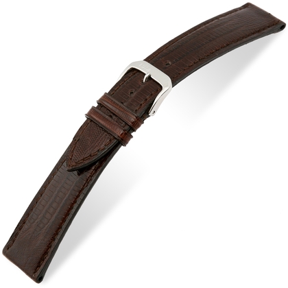 Rios Avenue Watch Strap Teju Lizard Skin Brown