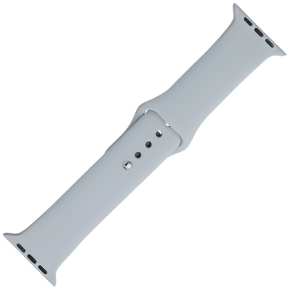 Apple Watch Strap Gray Silicone Rubber