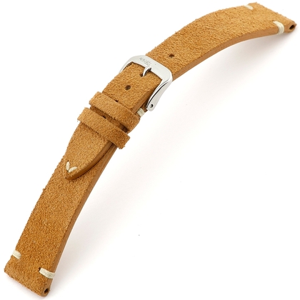 Rios Hudson Watch Strap Suede Cognac