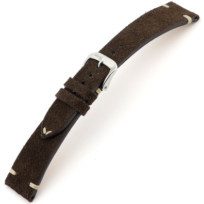 Rios Hudson Watch Strap Suede Mokka