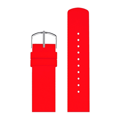 Picto Watch Strap Red Rubber - 43367 - 20mm