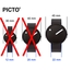 Picto Watch Strap White Rubber - 43365 - 22mm