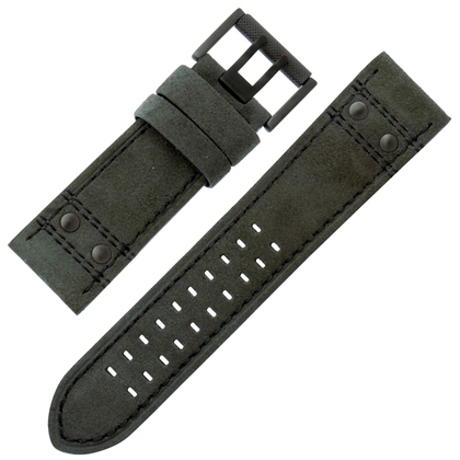 Luminox Atacama Field 1880/1890 Watch Strap Gray Leather 26mm - FE.1880.80H.80RI