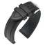 Hirsch Hevea Watch Band Caoutchouc Black