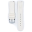 Hirsch Pure Watch Band Caoutchouc White