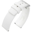 Hirsch Pure Watch Band Caoutchouc White