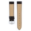 Hirsch Merino Artisan Watch Band Nappa Leather Dark Brown