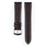 Hirsch Modena Calfskin Watchband Alligatorgrain Brown