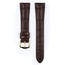 Hirsch London Watch Strap Alligator Skin Matte Brown