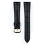 Hirsch London Watch Strap Alligator Skin Matte Black