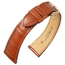 Hirsch London Watch Strap Alligator Skin Matte Golden Brown