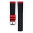 Hirsch Tiger Performance Collection Black/Red Caoutchouc/Leather 300m WR