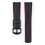 Hirsch Ayrton Performance Collection Black/Red Leather/Rubber 300m WR