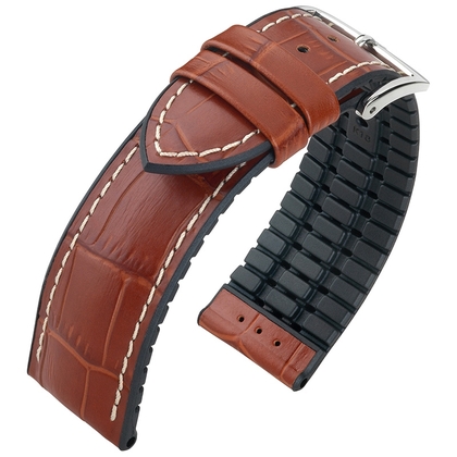 Hirsch George Performance Collection Golden Brown/Black Leather/Rubber 300m WR
