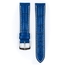 Hirsch Modena Calfskin Watchband Alligatorgrain Ocean Blue