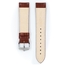 Hirsch Modena Calfskin Watchband Alligatorgrain Golden Brown