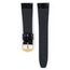 Hirsch Prestige Crocodile Skin Watch Band Black