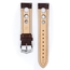 Hirsch Rally Artisan Perforated Watch Band Brown