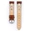 Hirsch Rally Artisan Perforated Watch Band Golden Brown