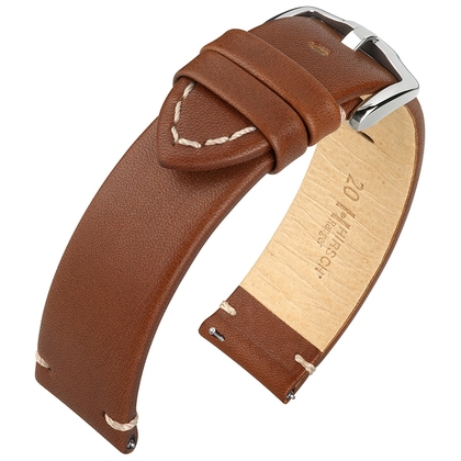 Hirsch Ranger Watch Strap Calf Skin Brown