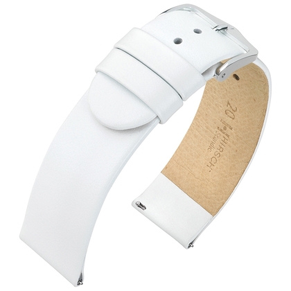 Hirsch Scandic Watch Band Calf Skin White