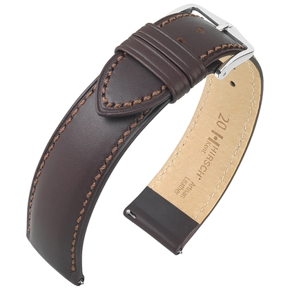 Hirsch Kent Artisan Watch Band Italian Calf Skin Brown