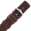 Hirsch Rebel Watch Band Saddle Leather NATO Style Brown