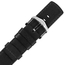 Hirsch Rebel Watch Band Saddle Leather NATO Style Black