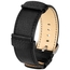 Hirsch Rebel Watch Band Saddle Leather NATO Style Black