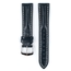 Hirsch Capitano Louisiana Alligator Watch Strap Semi-Matte Dark Blue