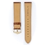 Hirsch Genuine Alligator Louisiana Watch Strap Alligator Skin Mat Golden Brown