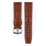 Hirsch Tritone Watch Strap Louisiana Alligator Skin Semi-Matte Golden Brown