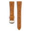 Hirsch Massai Watch Strap Ostrich Skin Golden Brown