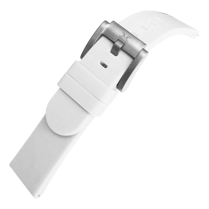 Marc Coblen / TW Steel Silicone Watch Strap White 22mm