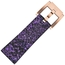 Marc Coblen / TW Steel Watch Strap Purple Glamour Leather Snake 22mm