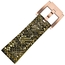 Marc Coblen / TW Steel Watch Strap Gold Glamour Leather Snake 22mm