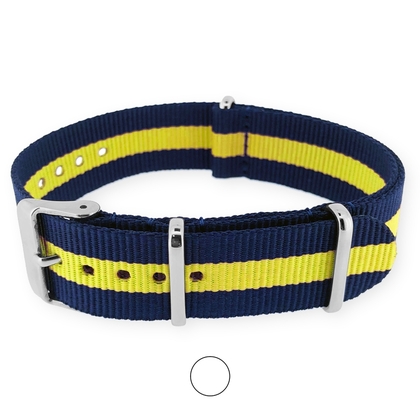 Regimental Navy Yellow NATO G10 Military Nylon Strap